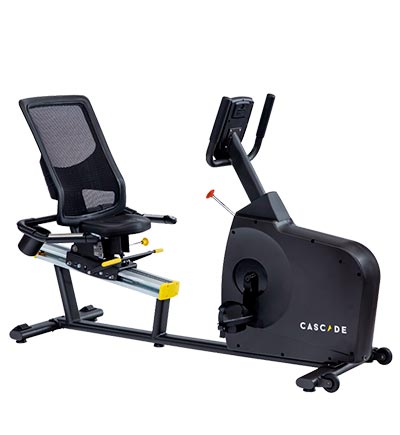 Cascade CMXRT recumbent exercise bike for rent